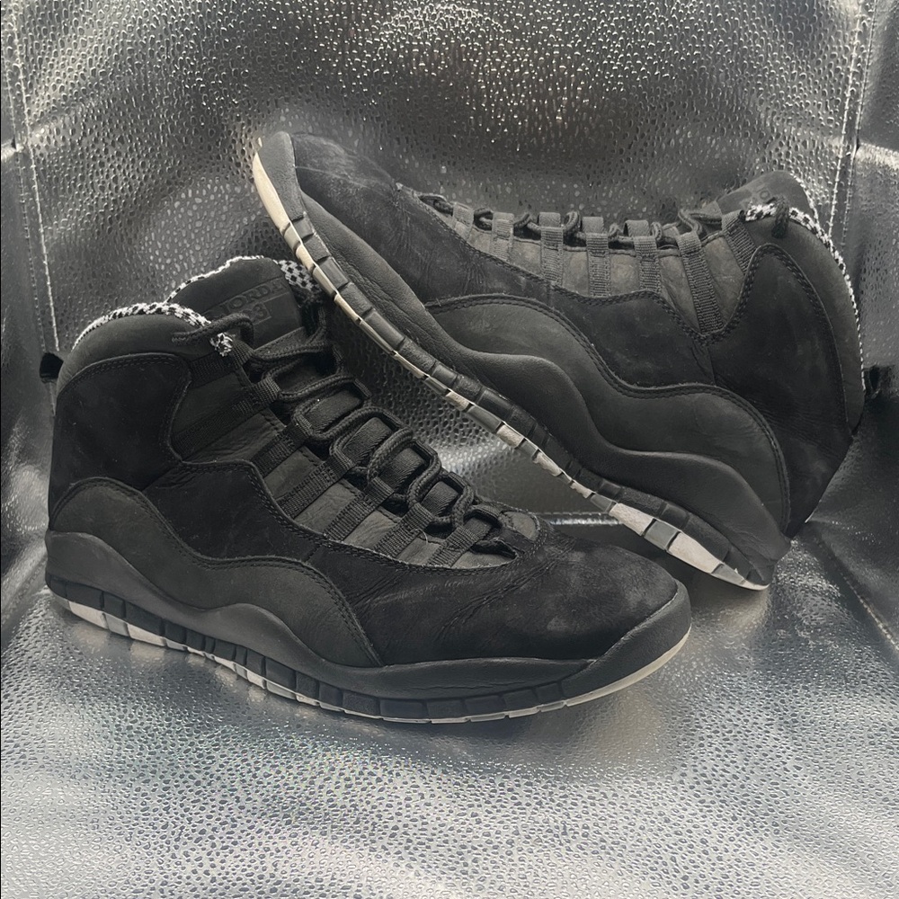 (PRE-OWNED) JORDAN RETRO 10 “STEALTH” Sz 10M (NO BOX) ‘12 RELEASE